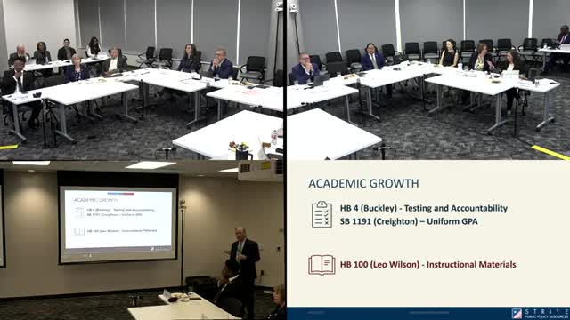 Texas education bill restricts funding for unapproved instructional programs