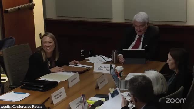 Texas Judicial Council honors Chief Justice Hecht and Judge Keller at farewell meeting