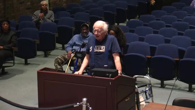 Community member advocates for accessible ramp at local police department