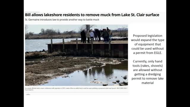 Legislation proposed to ease equipment restrictions for lake cleanup efforts