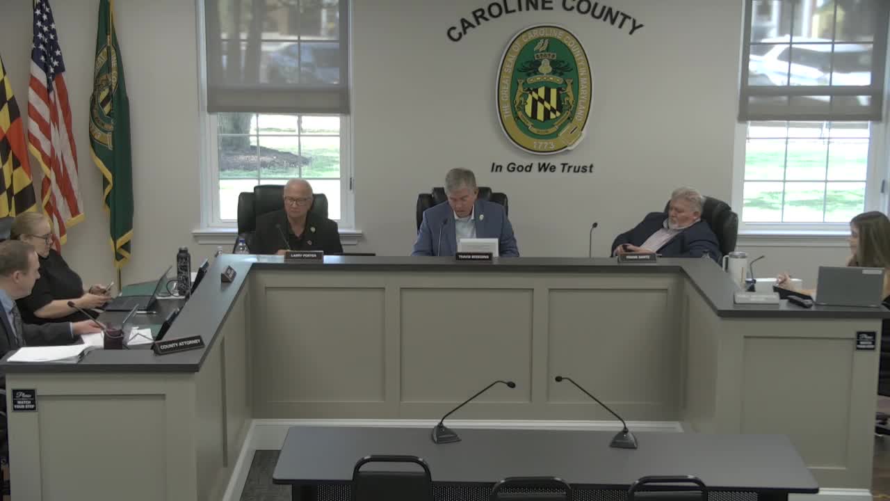 Caroline County honors Michelle as Telecommunicator of the Year at commissioner meeting