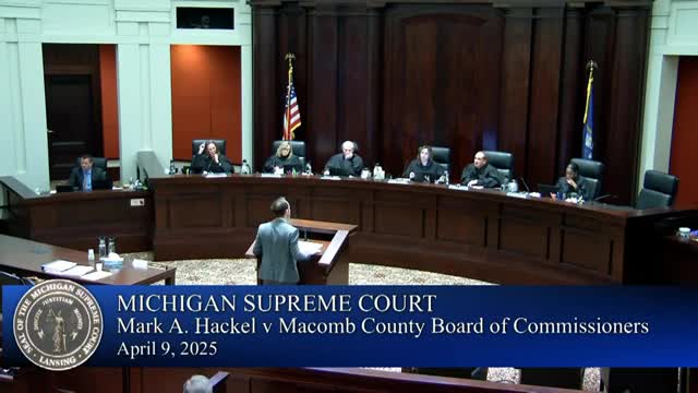 Macomb County Executive argues for charter interpretation in law definition case
