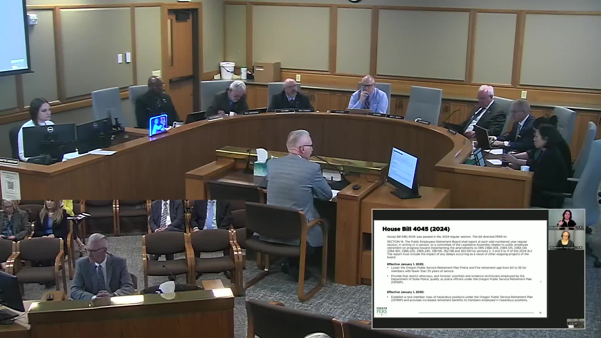 Oregon PERS reduces retirement age and adds hazardous position benefits by 2030
