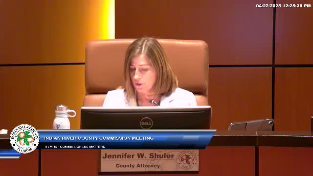 Indian River County leaders review administrator performance amid staffing and budget challenges