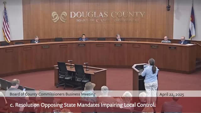 Highlands Ranch residents debate local control and state legislation impacts