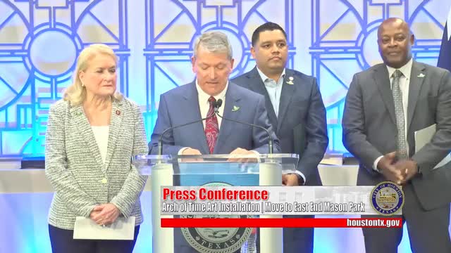 Councilmember Joaquin Martinez highlights Arc of Time's move to Mason Park