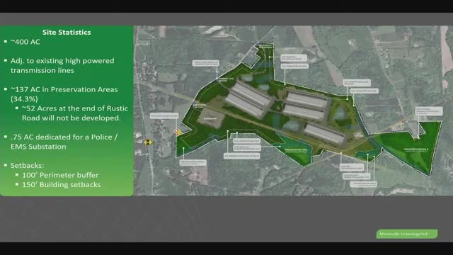 Developer proposes data center with police EMS substation in rural North Carolina