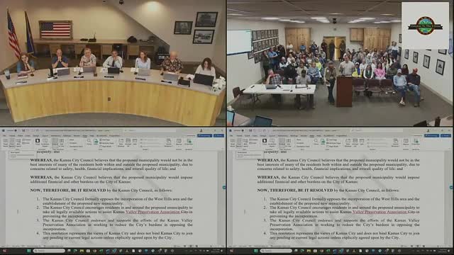 Grama City Council supports Camas Valley Preservation Association against West Hills incorporation