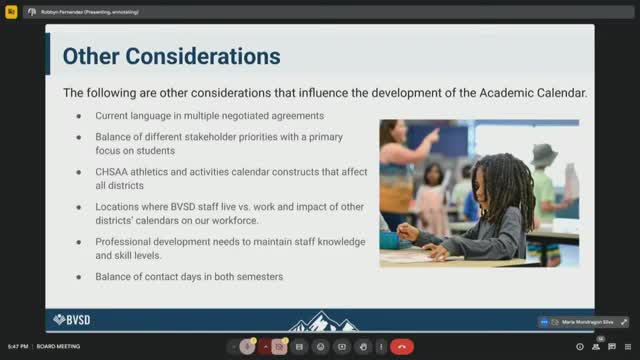 Boulder Valley School District develops academic calendar in response to family feedback