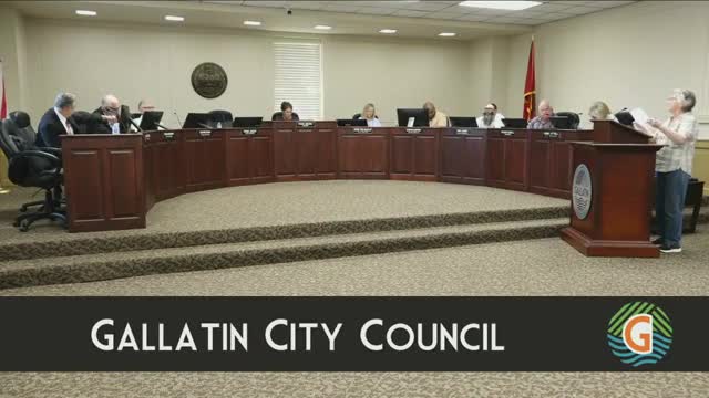 Sandra Kelly presents petition for transparency on Gallatin's Project Phoenix