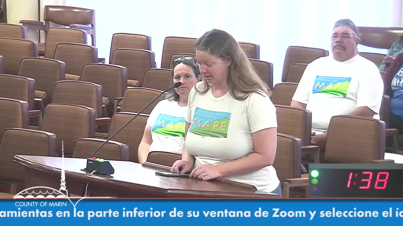 Marin County employees demand higher wages and better healthcare during contract negotiations