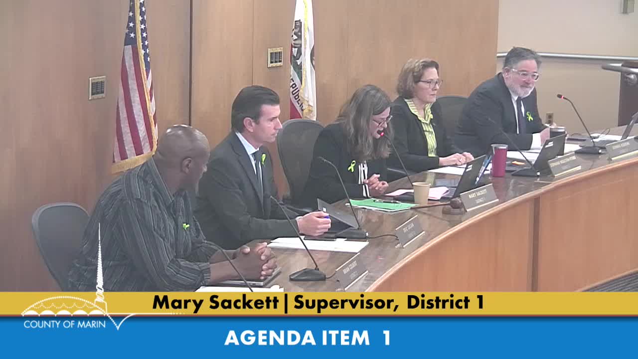 Marin supervisors proclaim May as Mental Health Awareness Month after BHRS presentation