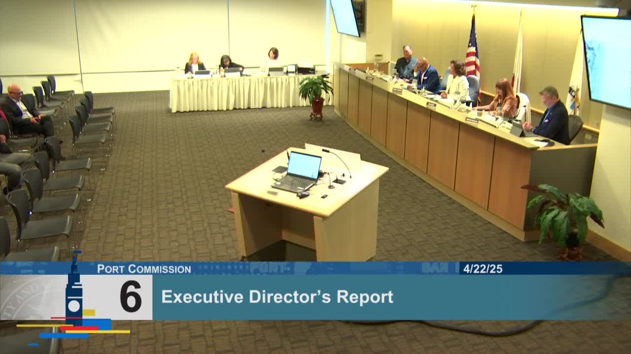 President Brandon recognized for 28 years of dedicated service to San Francisco's waterfront