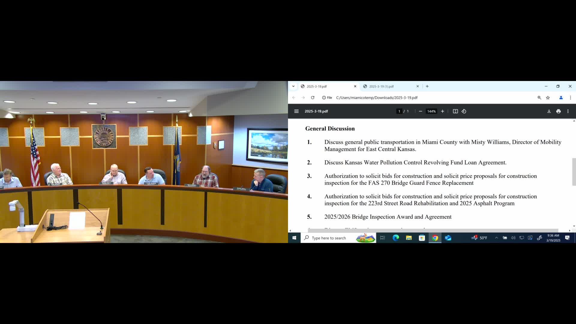 Miami County discusses $600K pipeline project for future corridor development