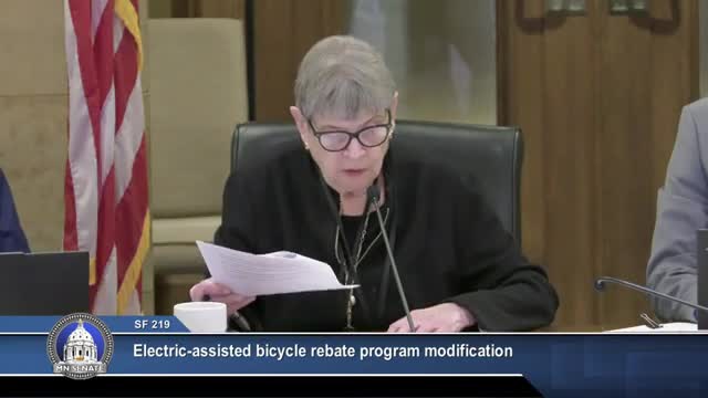 Senator Abler advances e-bike rebate program for low-income Minnesotans
