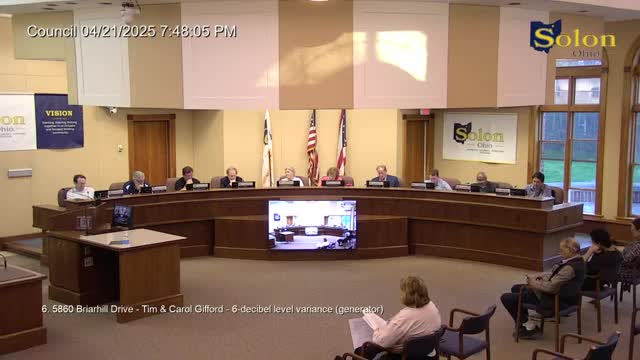 Solon City Council approves variances for Markowitz pool and fence project