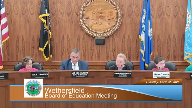 Wethersfield Board of Education approves school security policy and grant application