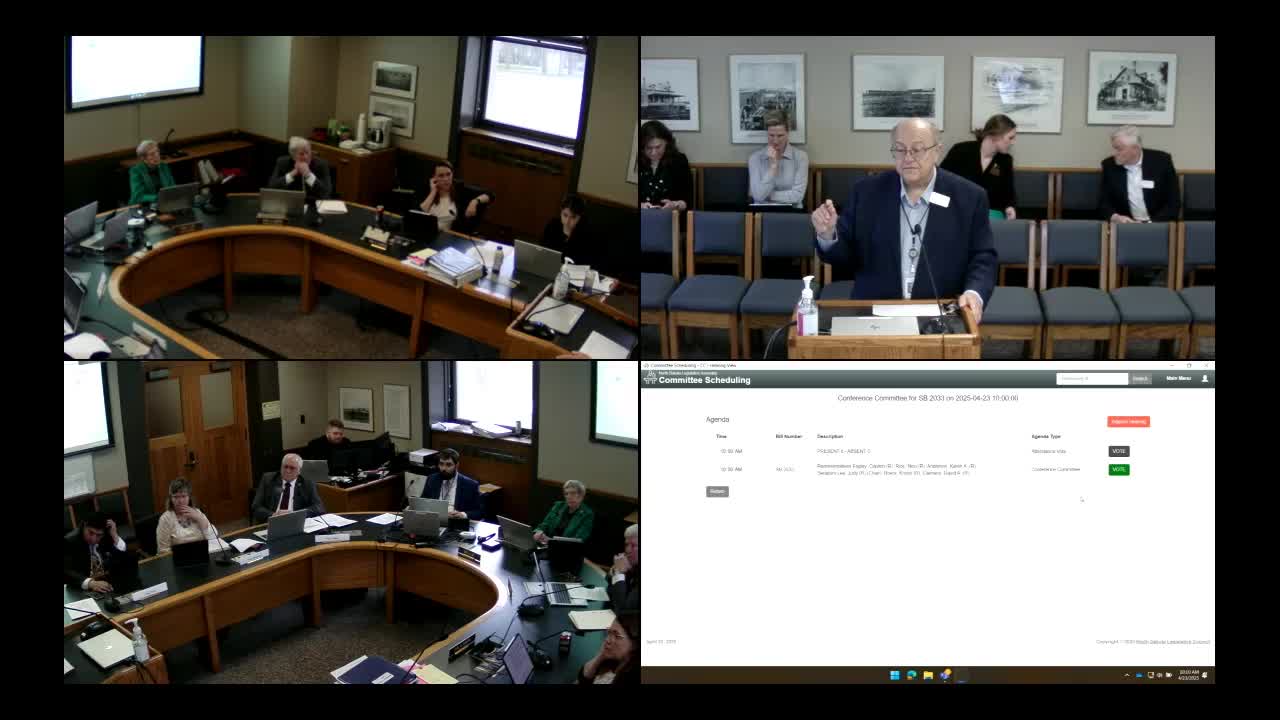 Conference committee approves DHHS amendments to Senate Bill 2,033 addressing distressed ambulance services