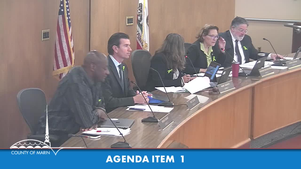 Marin County Board declares May as Mental Health Awareness Month
