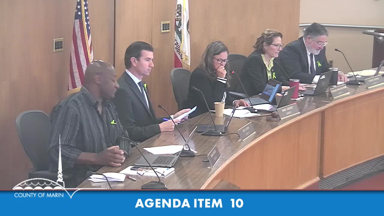 Marin County outlines fire-season preparations and moves to adopt updated fire-hazard maps; emergency code revisions introduced