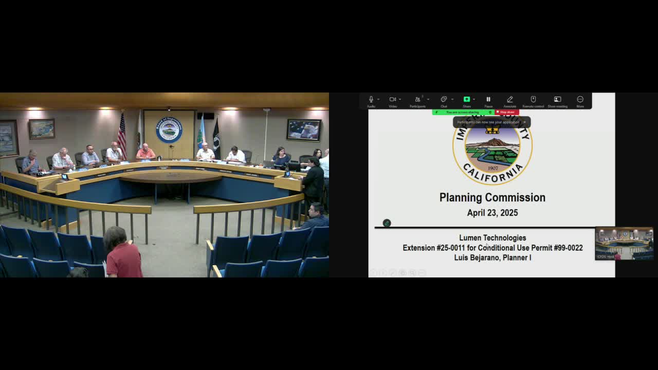 Planning commission approves 15-year time extension request for Lumen Technologies site at Sidewinder Road