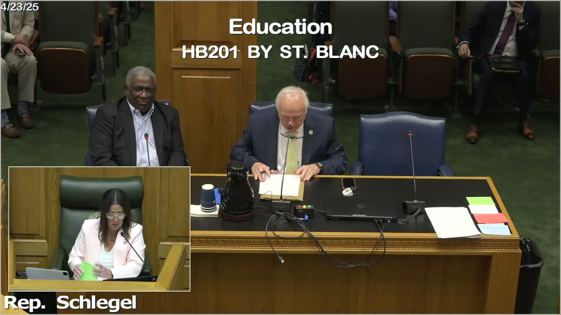 Rep St. Blonde advances HB 213 for school technology buyback program