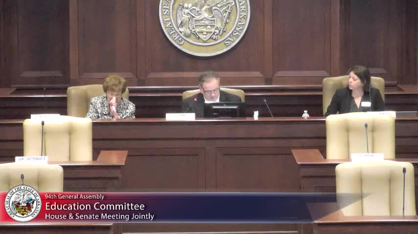 University of Arkansas showcases impact of Teacher Corps at education committee meeting