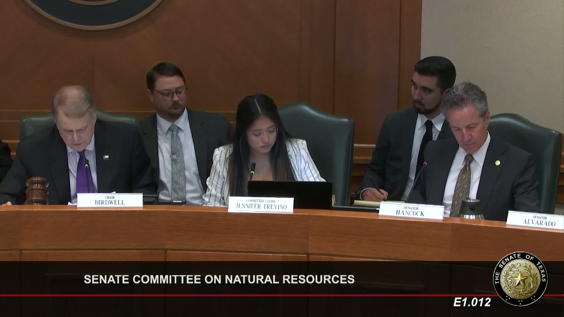 Committee reports four measures to full Senate; committee adopts substitutes on several bills