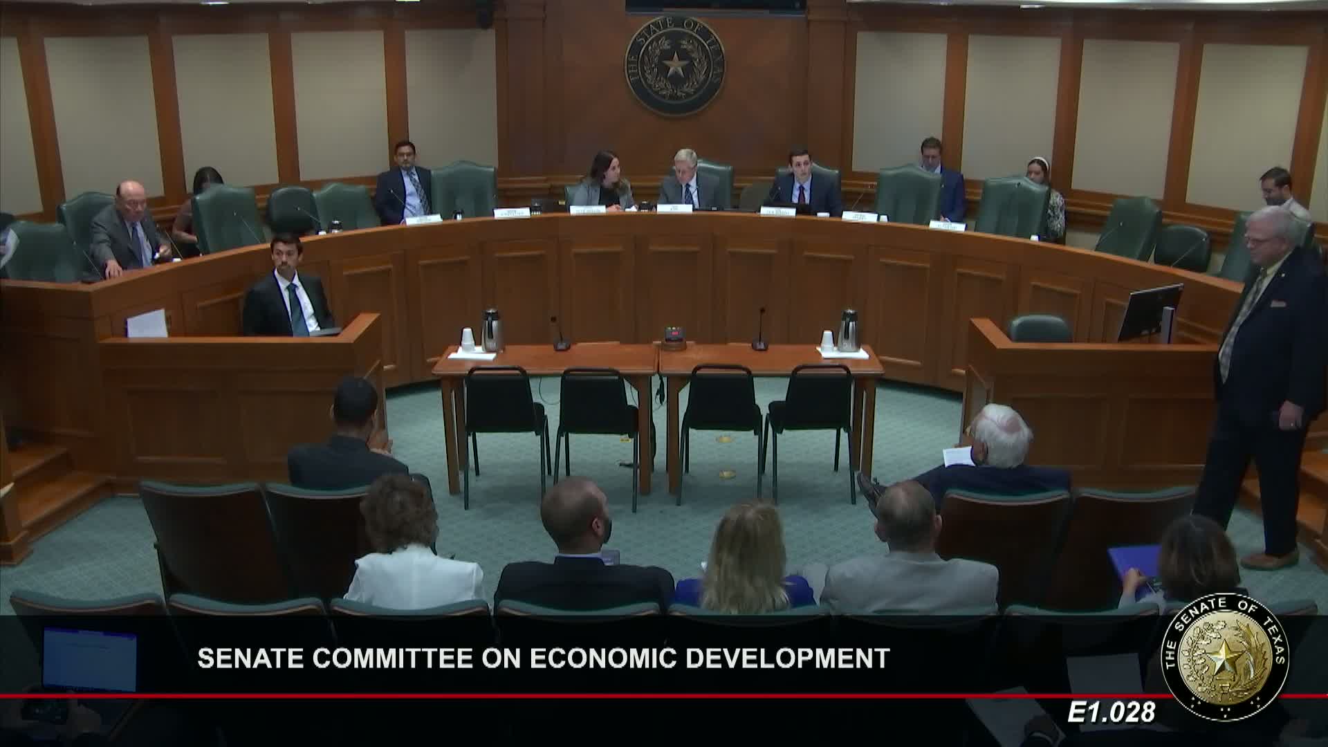 Senate committee hears wide range of bills on tax tools, tourism funding, manufacturing and unemployment; no votes taken