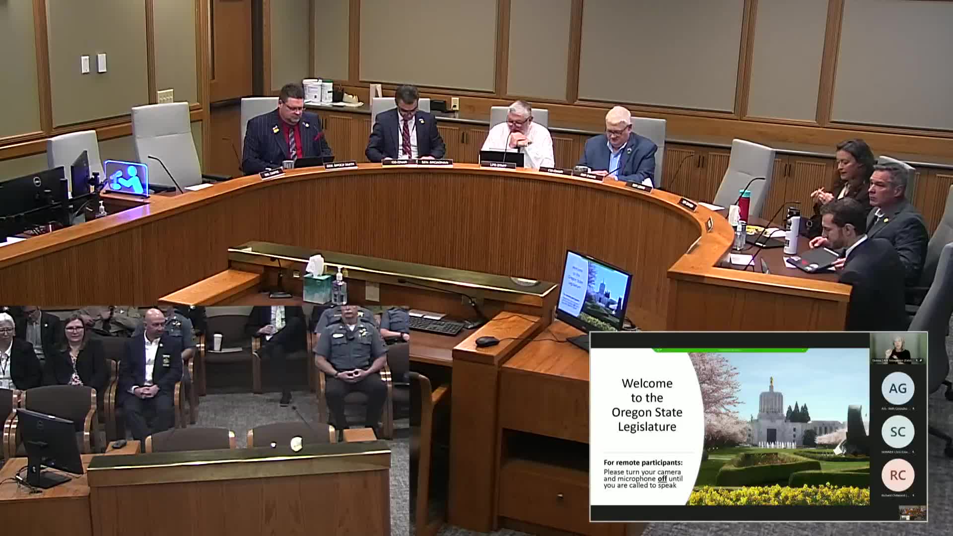 Public safety leaders urge full funding for DPSST at House Bill 5,032 hearing