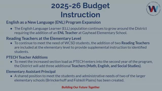 Wappingers Central School District enhances safety with new officers and budget under tax cap