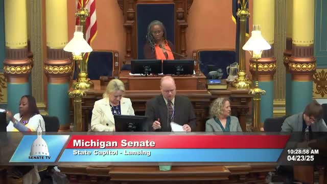 Senate adopts resolution honoring Ronald Olson on retirement as DNR chief of parks and recreation