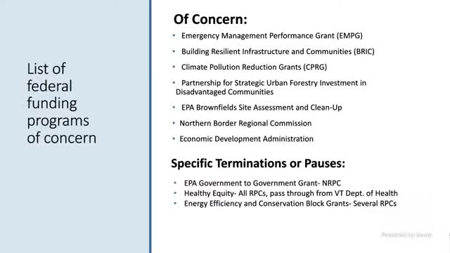 Vermont officials warn of disaster response jeopardized by potential FEMA funding cuts