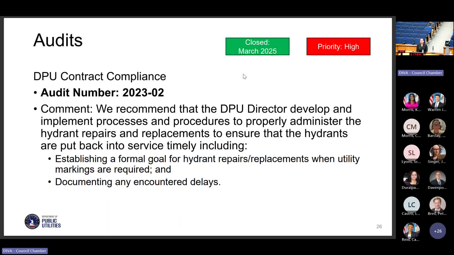 DPU explores financing options for lead line replacements amid grant funding depletion
