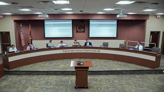 Cartwright School District hosts April board meeting with member attendance