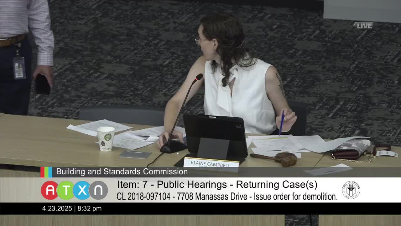 Austin City Commission addresses violations at 1500 East Twelfth Street property