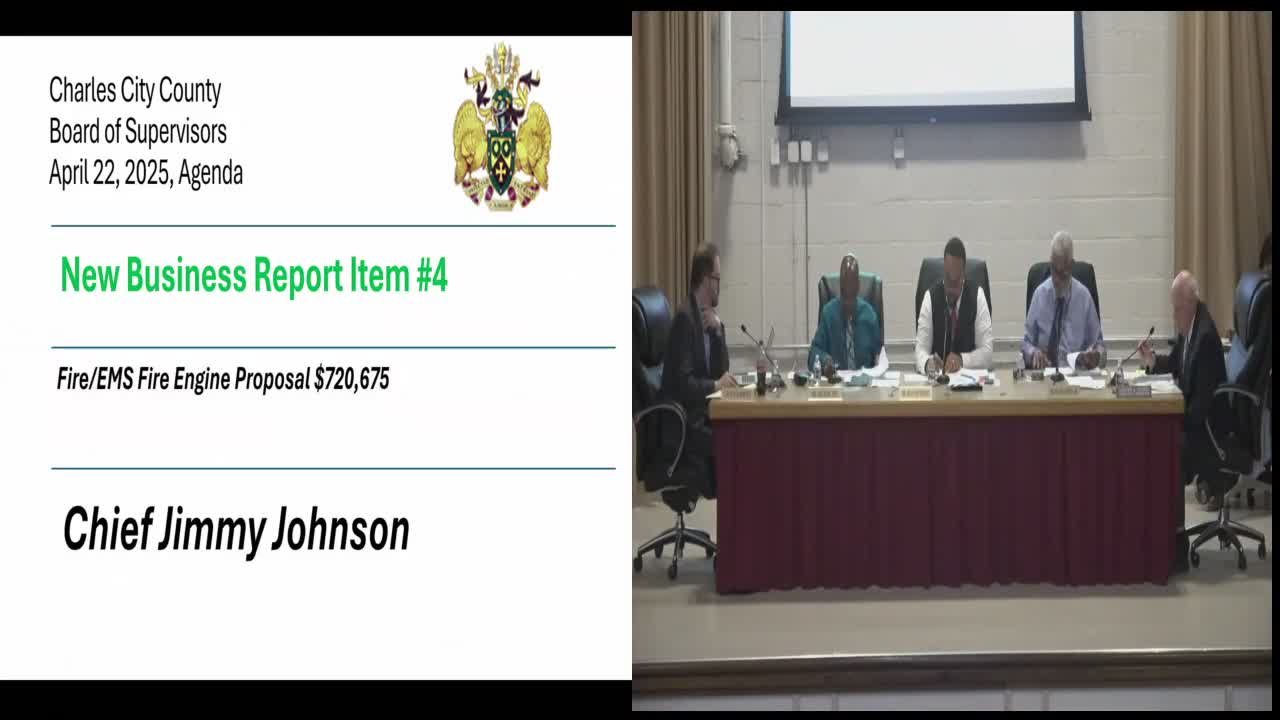 Board of Supervisors approves new fire engine purchase from DPC Emergency Equipment