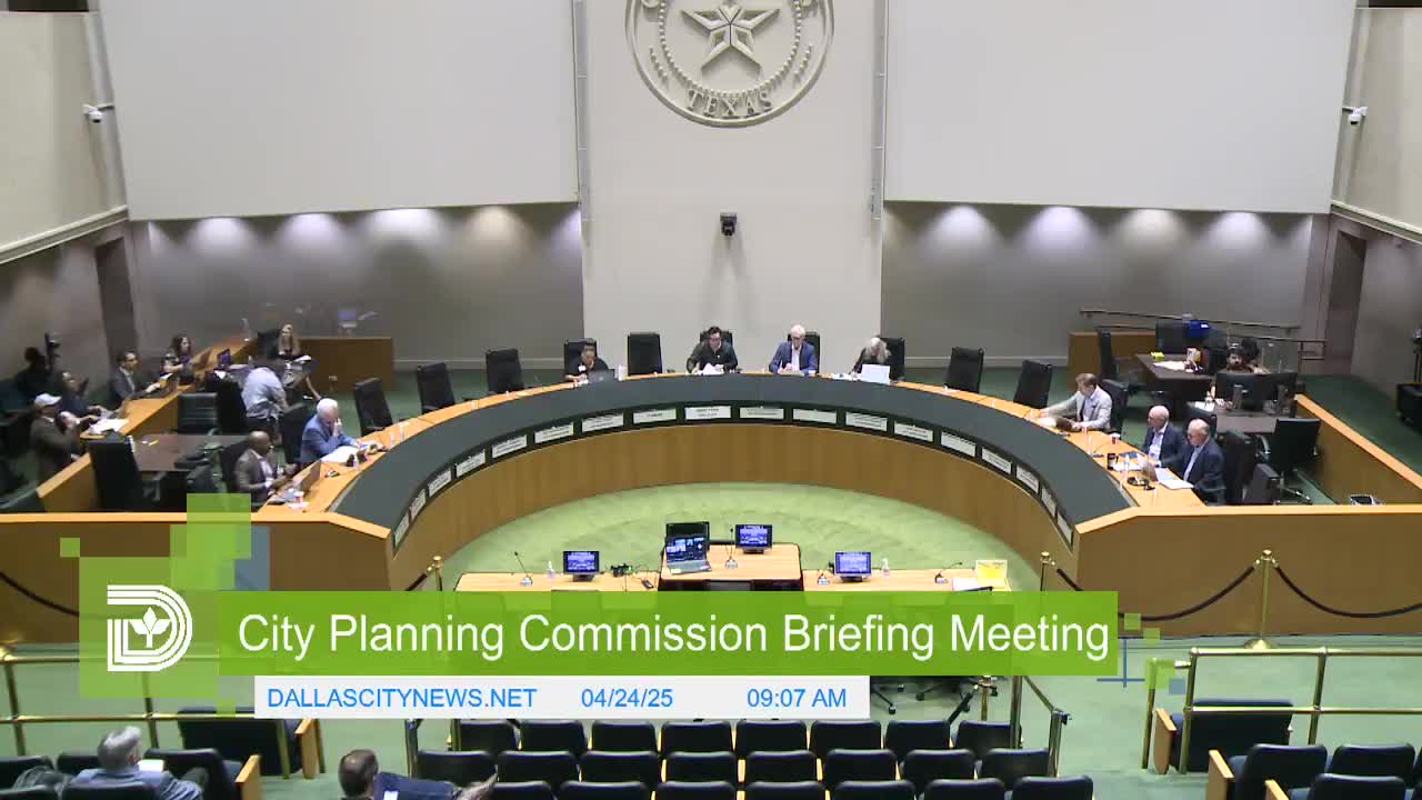 City planners brief Dallas CPC on South Dallas–Fair Park area plan, request comments by May 2