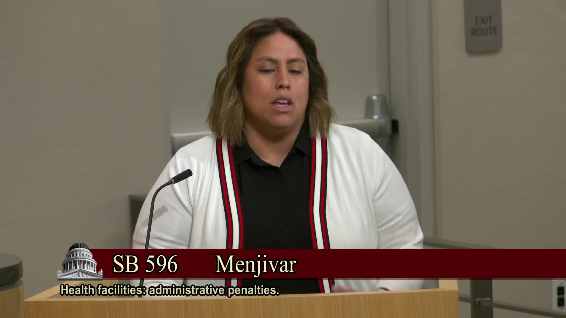 Senator Wahab advocates for allergy bill amid hospital care discussions