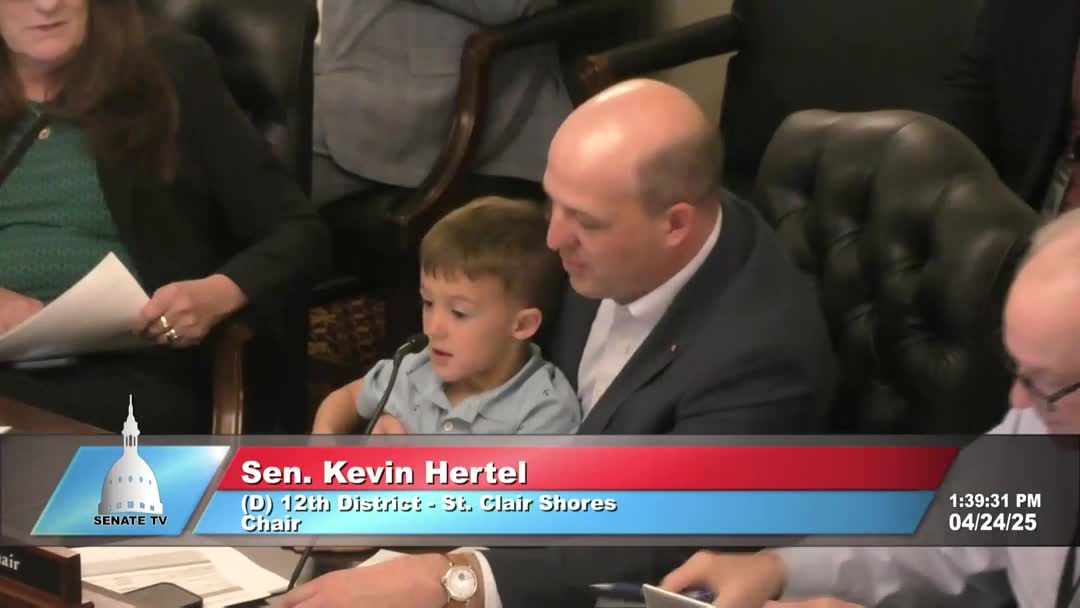 Senator Kleinfeld advances Senate Bill 175 and 176 for Michigan budget approval