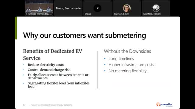 PowerFlex explores submetering solutions for EV charging demand management
