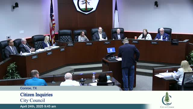 Conroe council approves resolution requiring in-person attendance for executive sessions amid split debate