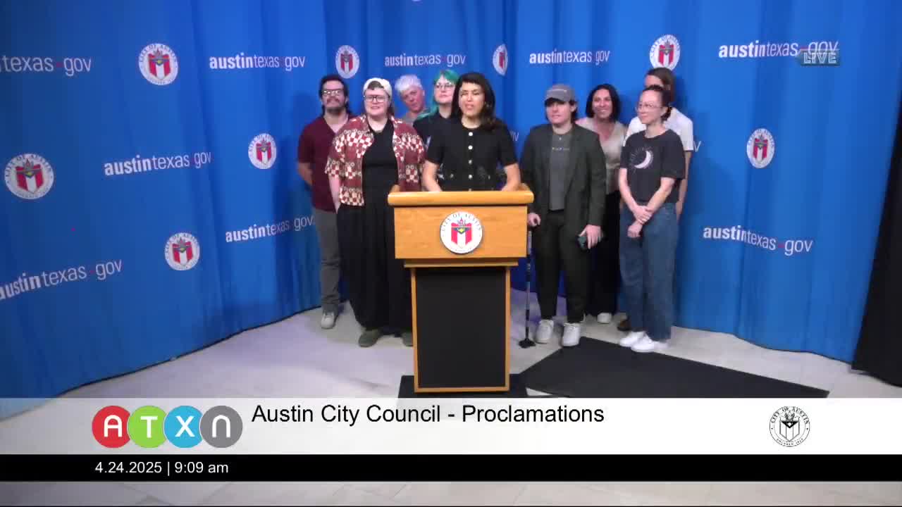 Council proclaims OutWellness Day as founder warns against state anti‑trans legislation