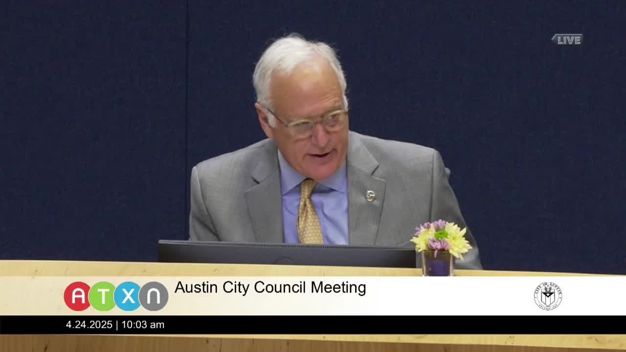 Votes at a glance: key actions, postponements and land use items from Austin City Council (April 24, 2025)