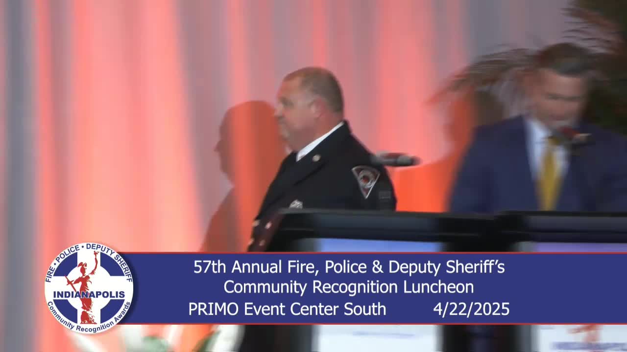 Captain Brian Hendrick and Officer Kevin Hershberger honored as top first responders in Indianapolis
