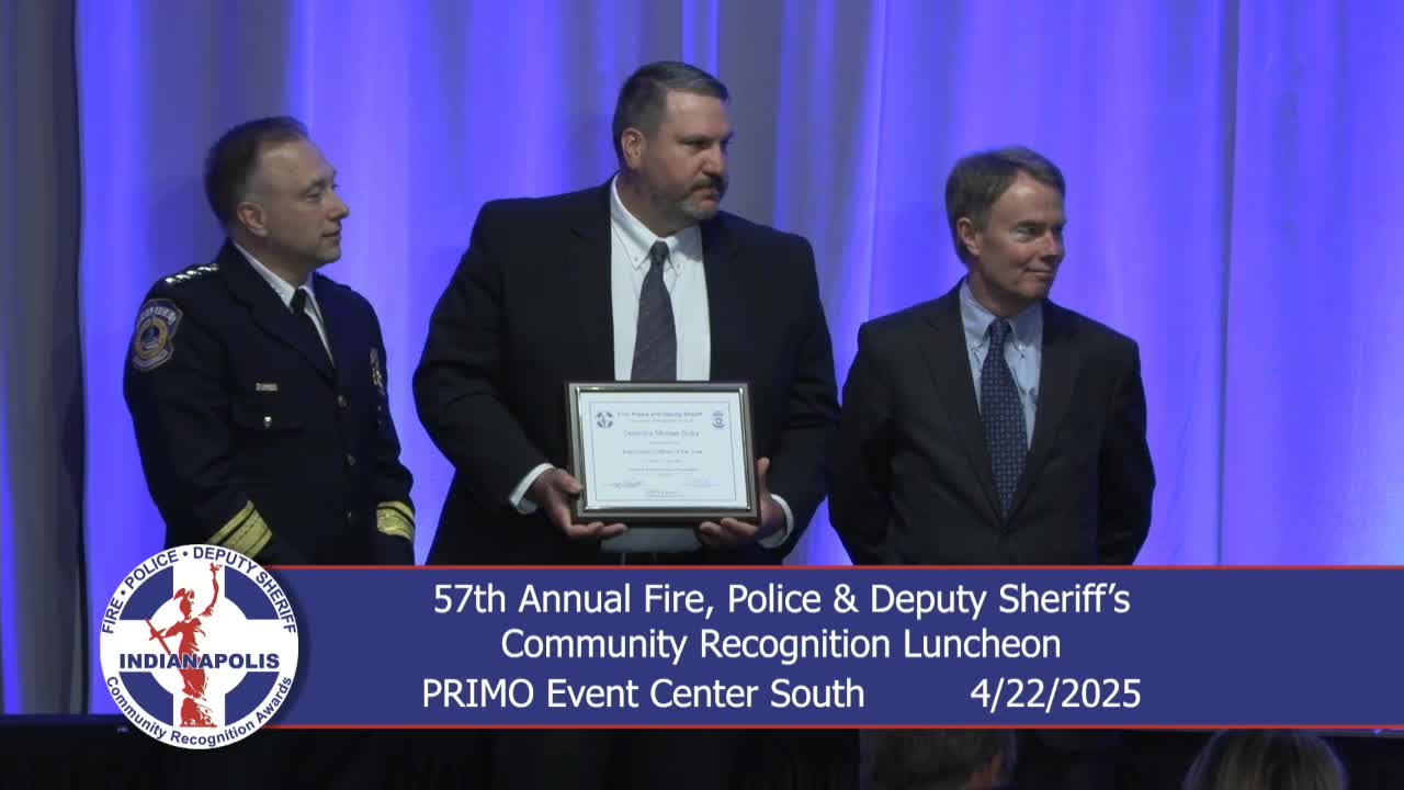 Indianapolis Police Foundation honors 2024 Officers of the Year across districts