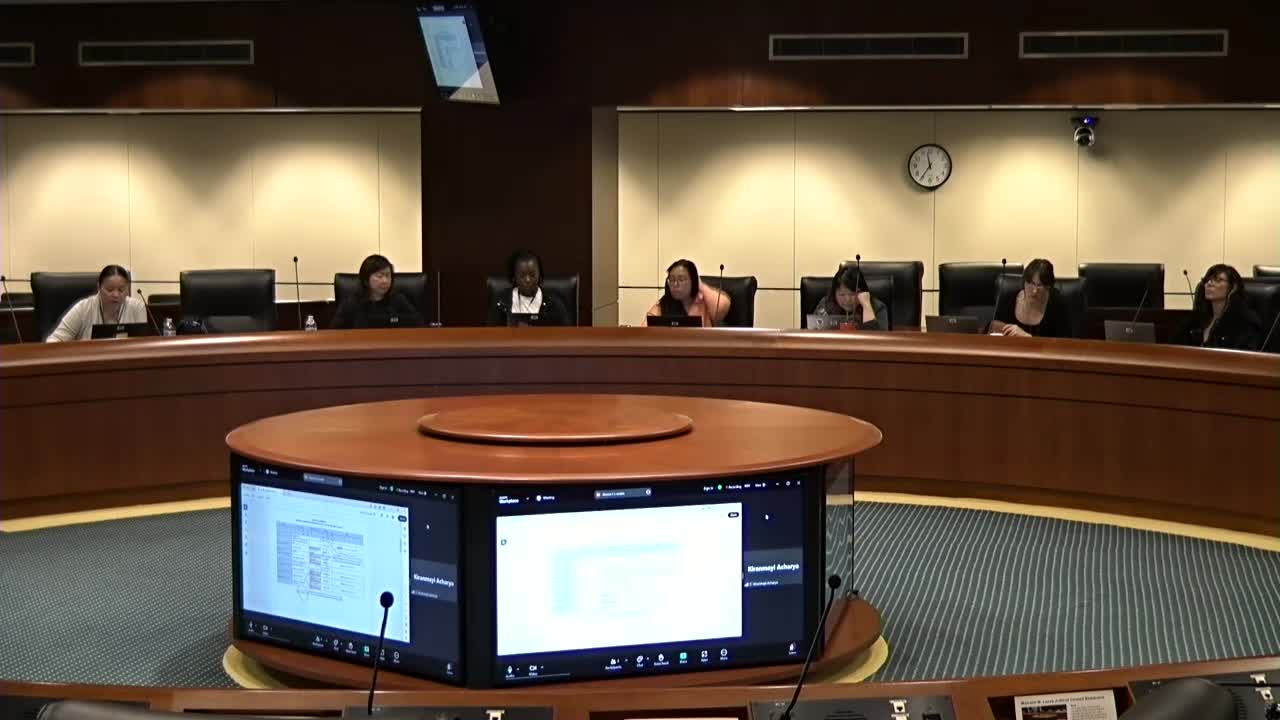 Council prepares for meeting with breakfast setup and guest seating arrangements