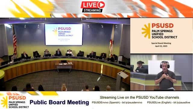Palm Springs Unified School District recognizes Cahuilla Nation in land acknowledgment