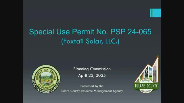 Tulare County approves 55 megawatt solar project by Joe Cardoza
