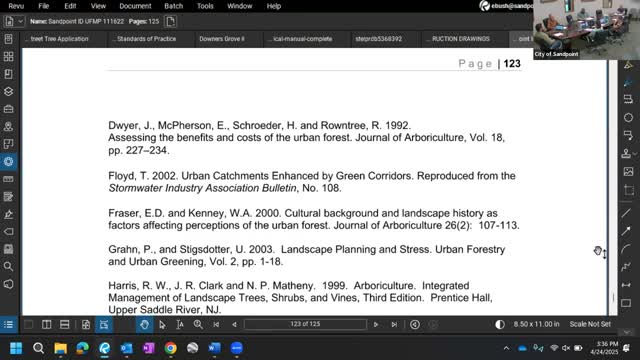 Sandpoint tree committee debates species selection including Ginkgo and coffee trees